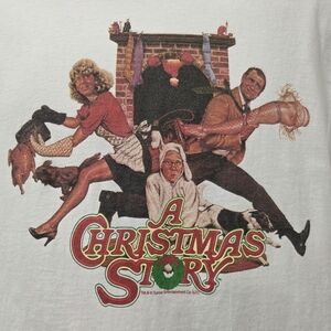 "A Christmas Story" Ralphie Parker & Cast Holiday Classic Graphic TShirt Size M